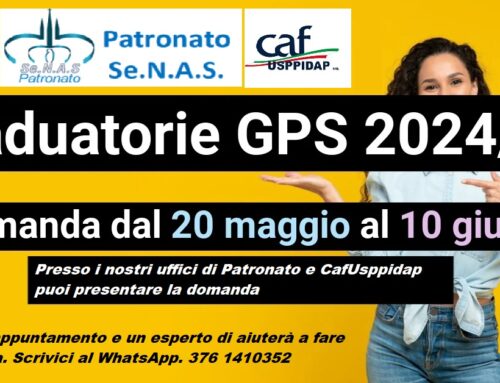 Graduatorie Provinciali GPS 2024/2026